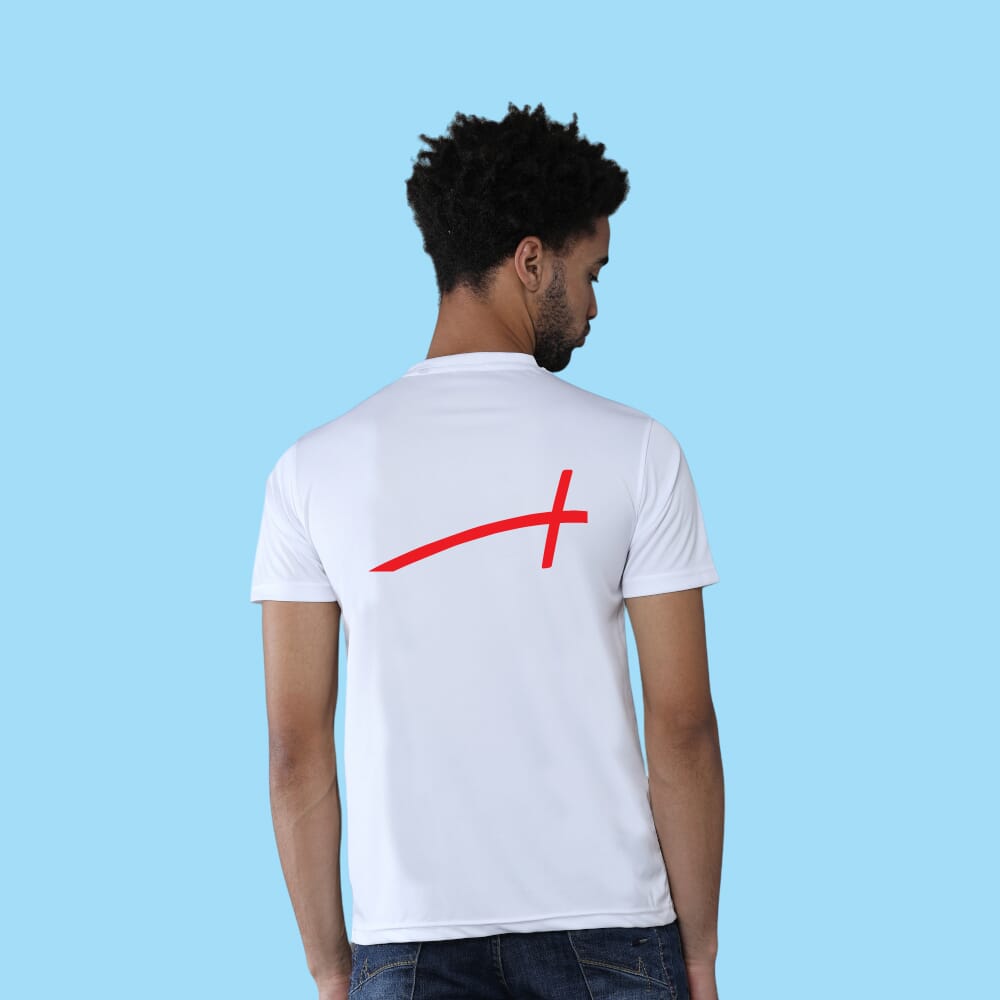 Greys&Blues Mobilitee Round Neck T-Shirt- White